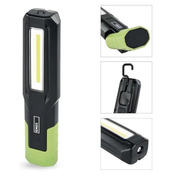 Фото - Фонарь аккумуляторный EMOS P4546 500Lm Li-Ion 2000 mAh, ручн.пласт.